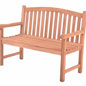 Flores Teak Garden Bench 120cm