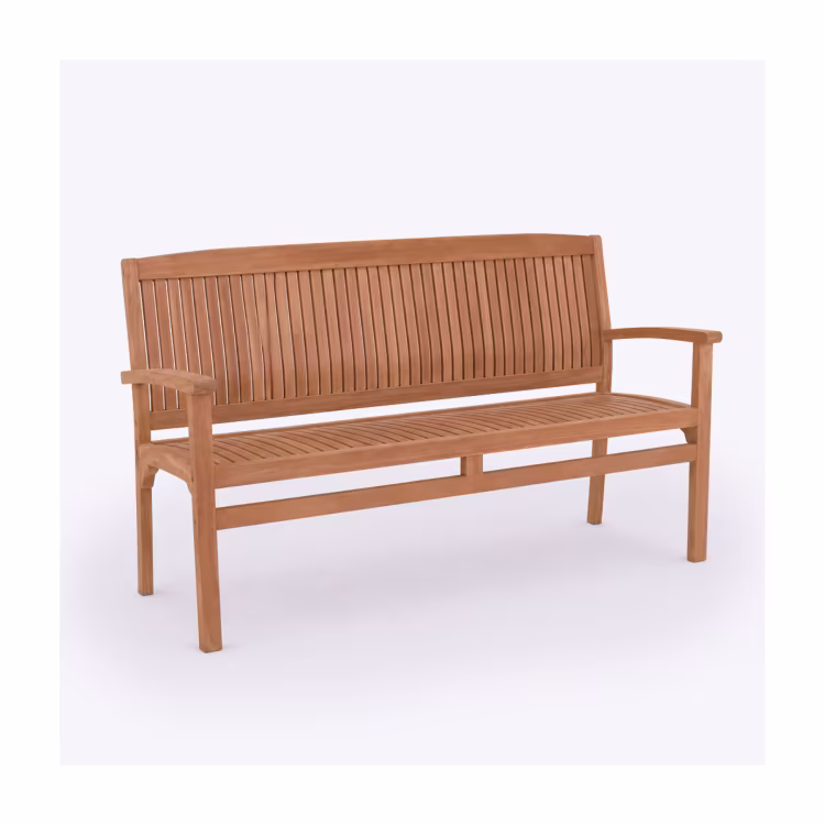 Semerang Teak Garden Bench 150cm - Image 2